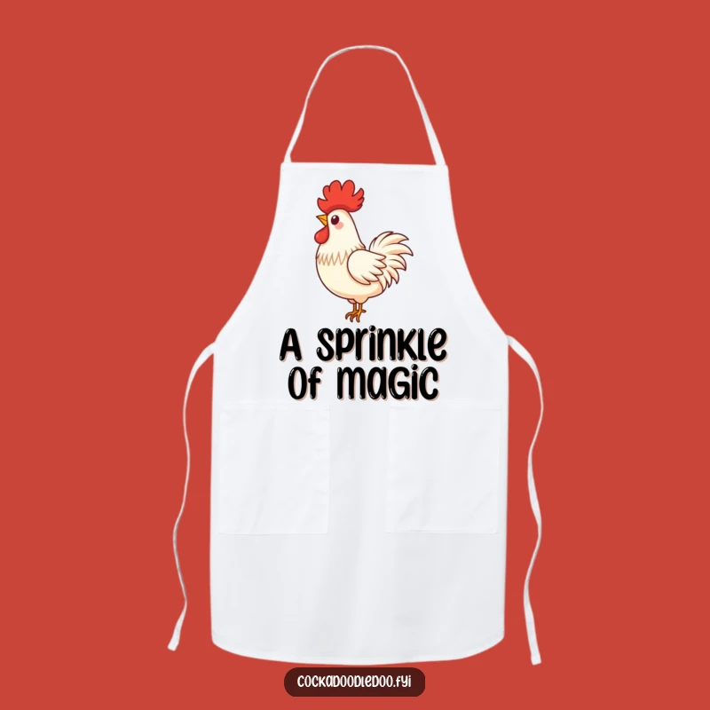 Funny Rooster Feather Apron: Hilarious Kitchen Accessory for Lighthearted Cooks