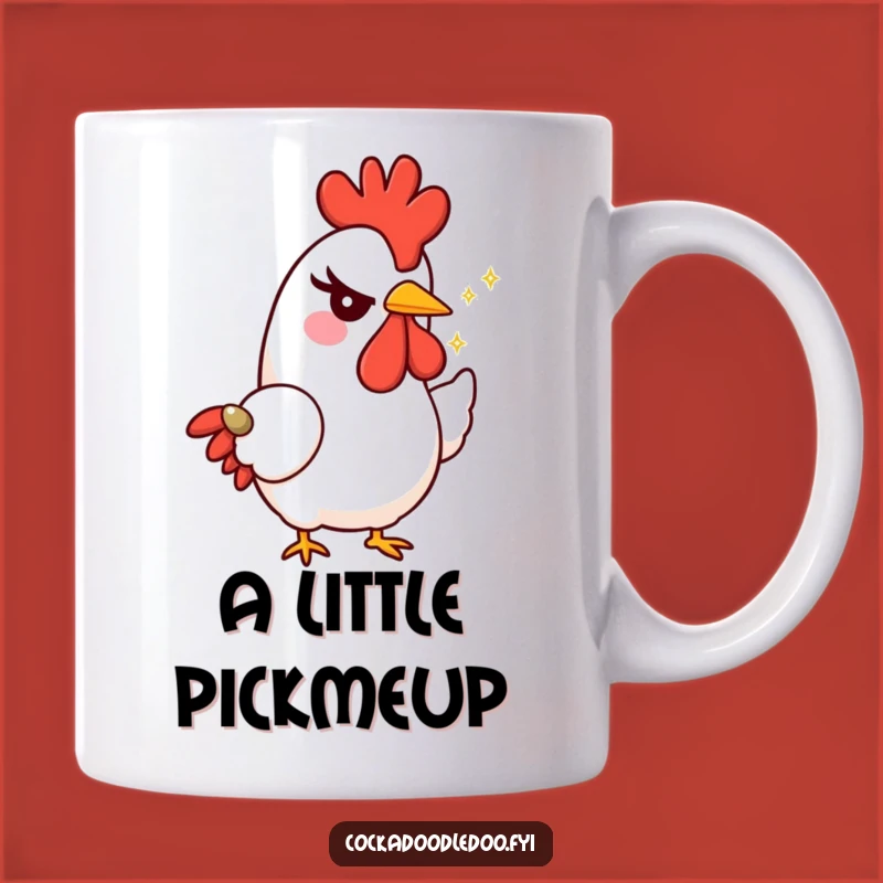 Funny Rooster Wink Mug - Mischievous Character, Generous Gift, Perfect Surprise