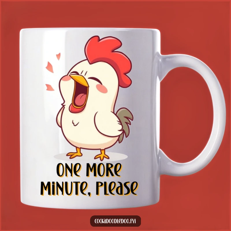 Funny Sleepy Rooster Yawn Mug - Hilarious Morning Gift for Anyone