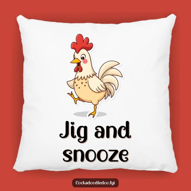 Funny Rooster Jig Pillow: Soft Cartoon Bird Cushion for Comfy, Hilarious Funny Gifts