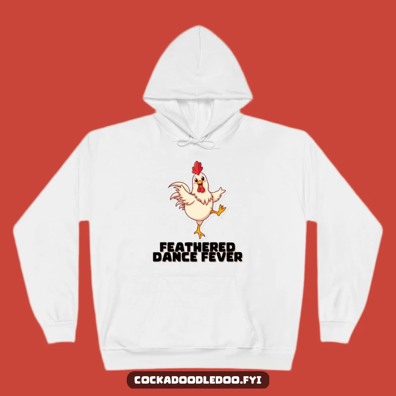 Cozy Funny Rooster Dancing Hoodie: Stay Warm and Lively