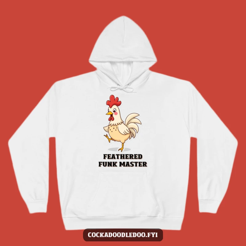 Funny Rooster Jig Hoodie: Cozy Cartoon Bird Sweatshirt for Warm, Hilarious Funny Gifts