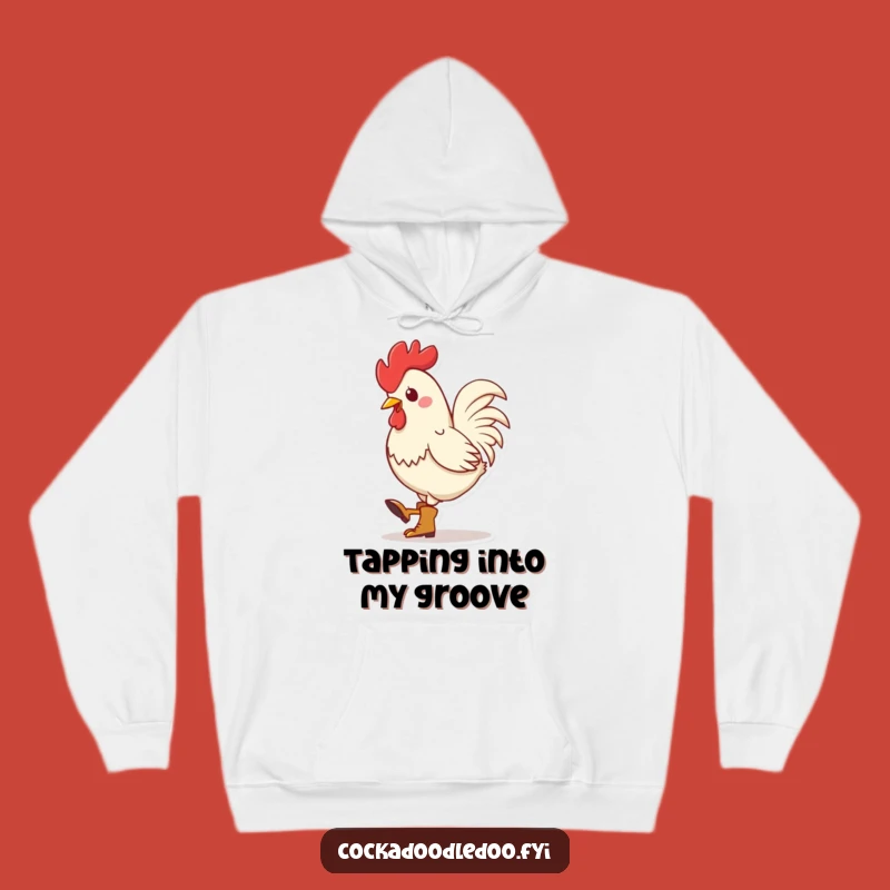 Funny Kawaii Rooster Boots Hoodie: Cozy Comfort with a Rhythmic Beat