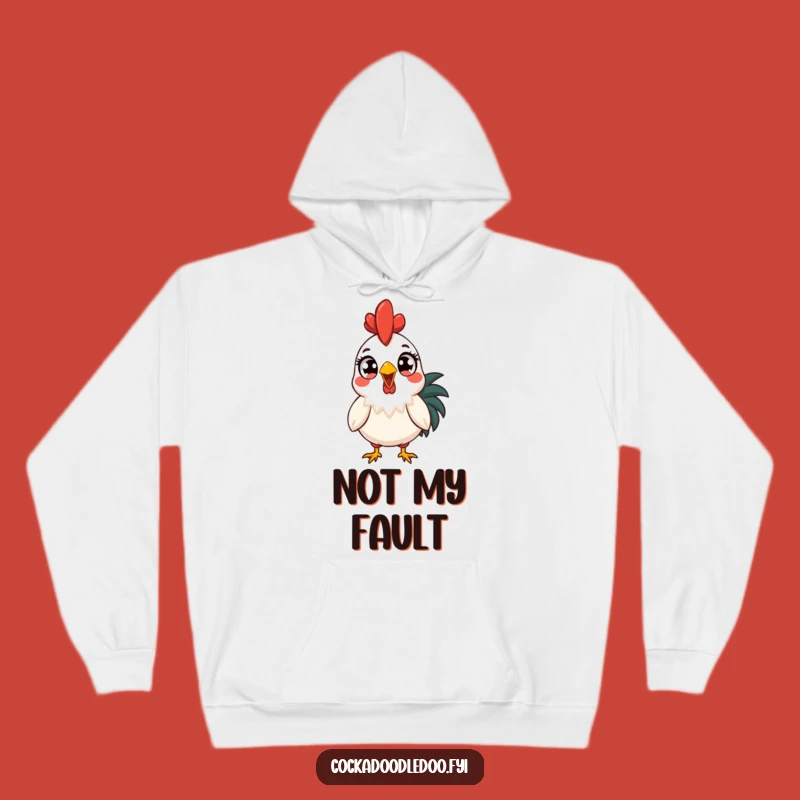 Funny Surprised Rooster Sunrise Hoodie: Cozy Up with a Laugh, a Great Funny Gift