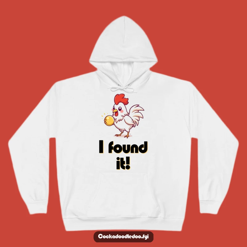 Funny Pecking Rooster Hoodie: Cozy Shiny Object Hunter, Perfect Humorous Gift