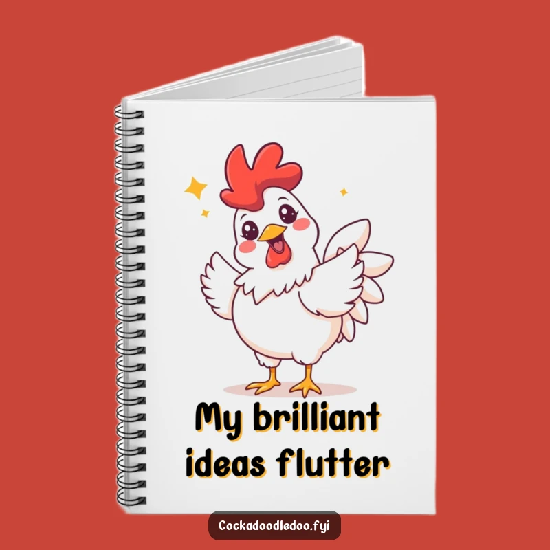 Funny Grinning Rooster Notebook: Hilarious Journal for Your Joyful Thoughts