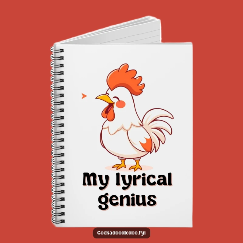Funny Rooster Song Notebook: Expressive Ideas, Perfect Funny Gift Journal