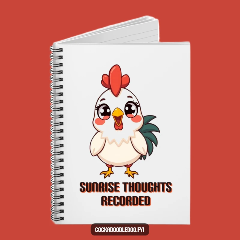 Funny Surprised Rooster Notebook: Jot Down Ideas with a Laugh, Perfect Funny Gift