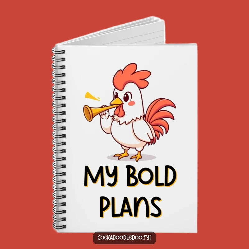 Funny Rooster Notebook: Proud Journaling Character, Your Essential Funny Gift