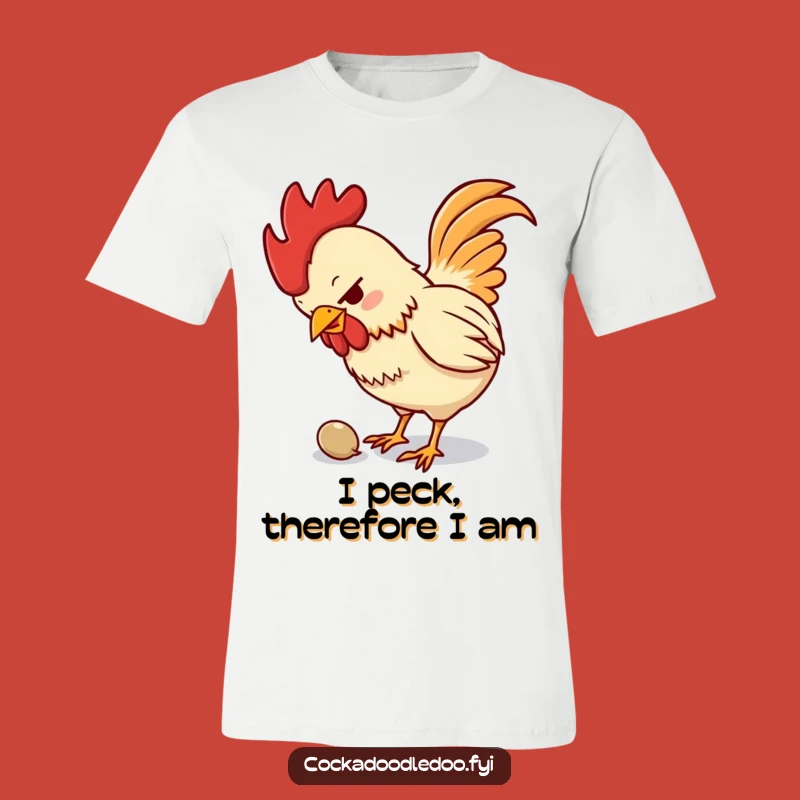 Funny Determined Rooster T-Shirt: Hilarious Chick Gift for Farm Animal Lovers