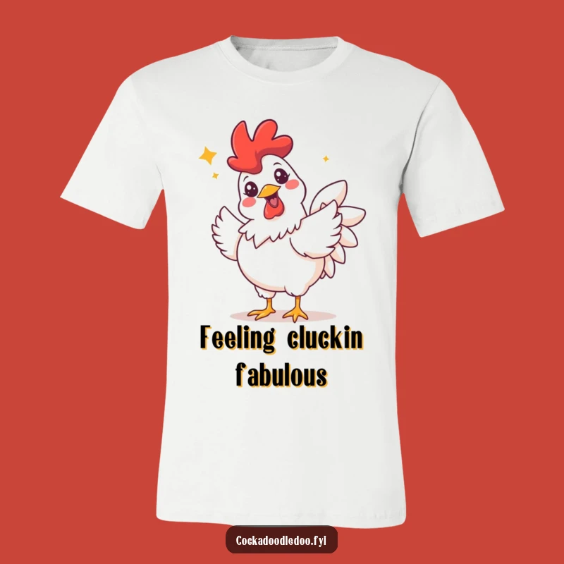 Funny Grinning Rooster T-Shirt: Hilarious Joyful Gift for Party Animals