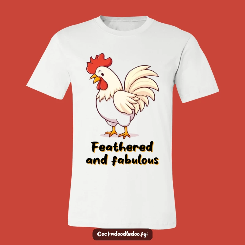 Funny Rooster Bow T-Shirt - Dapper and Hilarious Fashion Statement
