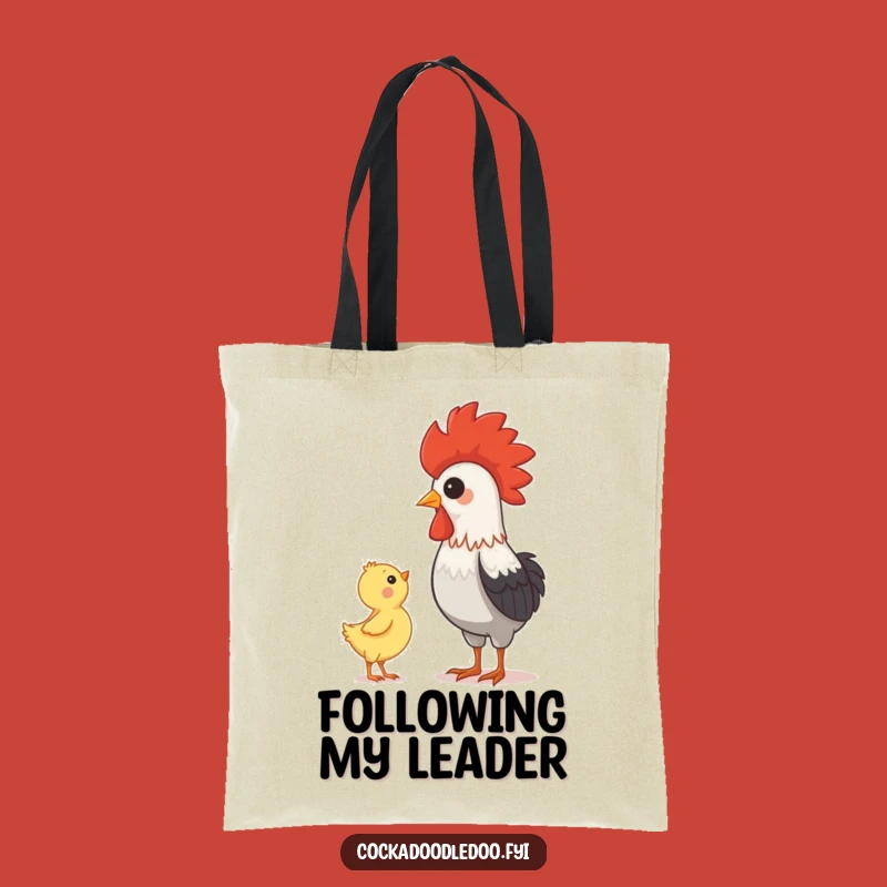 Funny Rooster & Chick Tote Bag: Carry Meaningful Moments with Style